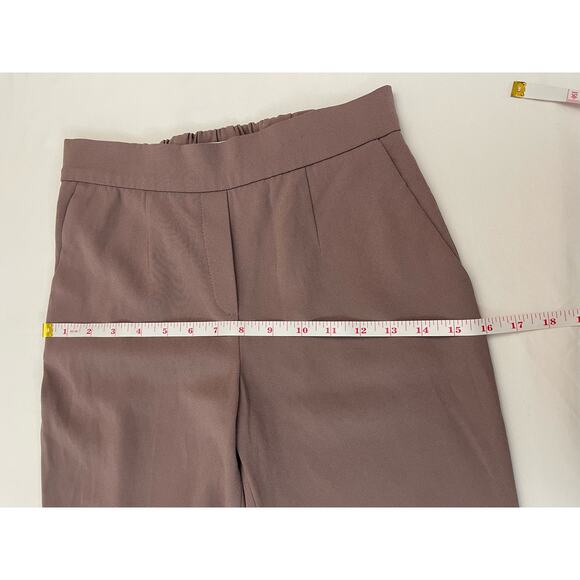Aritzia Babaton Conan Pant Cropped Slim-Leg Trousers Shadow Mauve Size 2 - Picture 10 of 12